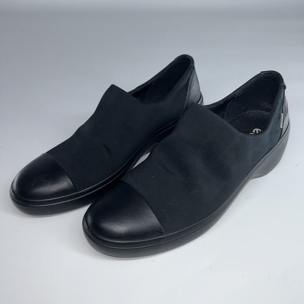 ECCO Women's Soft 7 Wedge Gore-tex Slip on Sneaker Women's Size 9-9.5 40